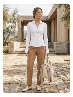 Lululemon White Define Jacket Full Zip Technical Track Jacket Size 6